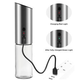 Electric Pepper Grinder 3W Handheld Automatic Pepper Mill USB Charging Pepper and Salt Grinder Electric Spice Grinder with
